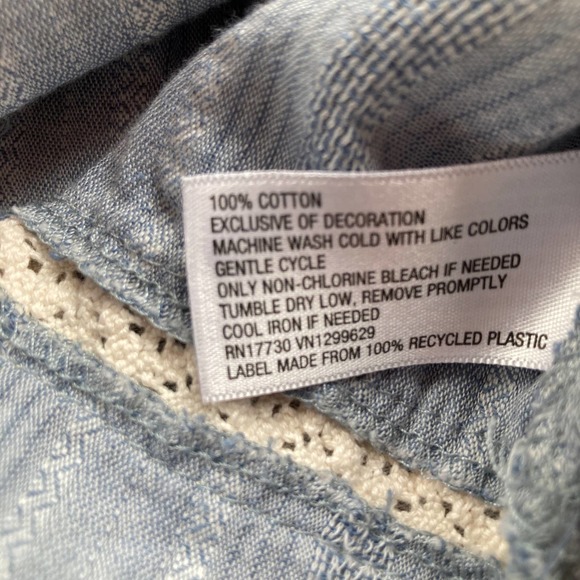 Knox Rose Boho Stripe Coastal Blouse Size M - Picture 5 of 6